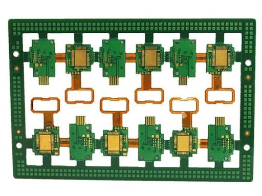 Medical Double Sided Tinned Rigid Flex Printed Circuit Boards 4 Layers ENIG Process