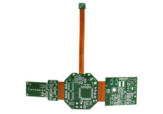 Customized Rigid Flex PCB 4 Layer FPC FR4 Lead Free Tin Plated Circuit Board forward