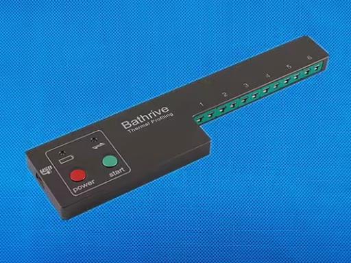 Silver / Black 6 Channels Bathrive - 6k Thermal Analyzer / Temperature Tester