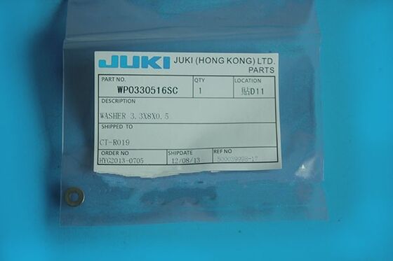 Professional Surface Mount Parts JUKI WASHER 3.3X8X0.5 WP0330516SC Professional Surface Mount Parts JUKI WASHER 3.3X8X0.5 WP0330516SC